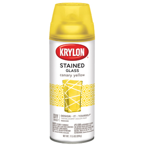 STAINED GLS CANARY YELLOW