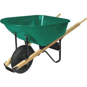 6cuft WHEELBARROW (GRN)