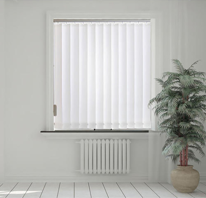 63X51  PVC VERTICAL BLIND WHITE