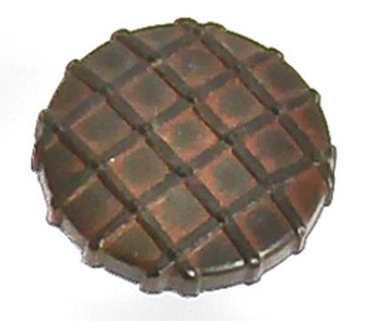 1 1/4"MIDTOWN KNOB-IRON BLK TECO