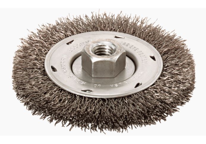 4x5/8 KNOT WIRE SS WHEEL BRUSH