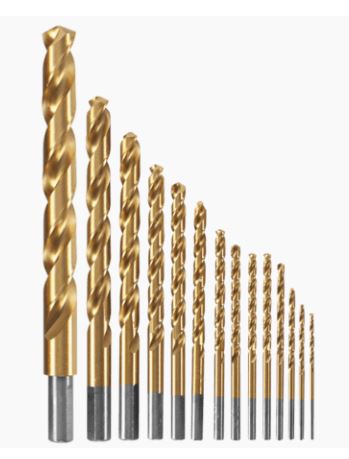 14pc TITANIUM DRILL BIT SET