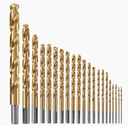 21pc TITANIUM DRILL BIT SET