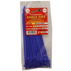 8" BLU STD DUTY 100CT