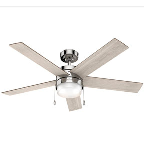 52" CLAUDETTE BRASS FAN