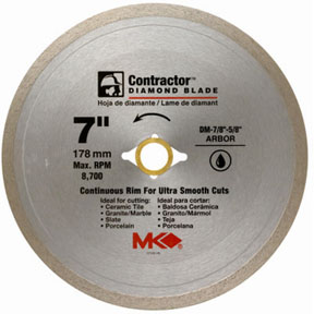 7" MK DMND CONTINUOUS WET CUT