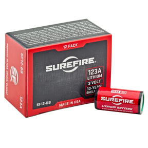 SUREFIRE 123A BATT 12/BX