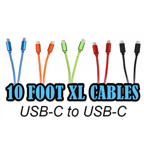 10' USB-C TO USB-C CABLE