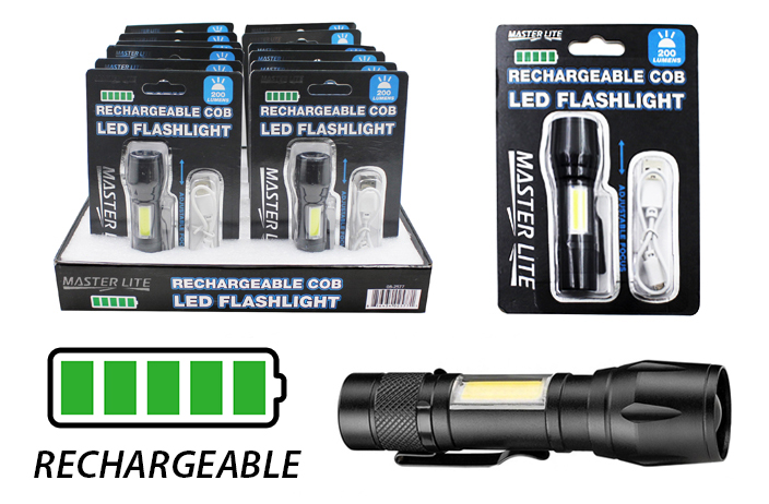 MINI RECHARGEABLE LED FLASHLIGHT
