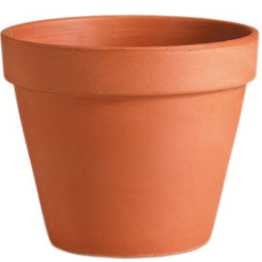 16.9" STNDRD TERRACOTTA POT