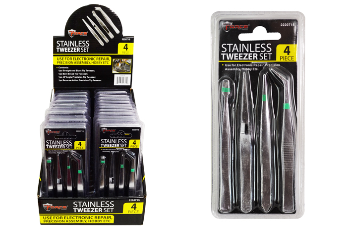 4PC TWEEZERS SET