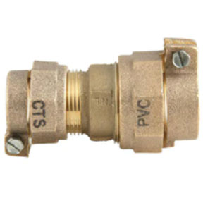 3/4x1" BRASS SERVICE COUPLING