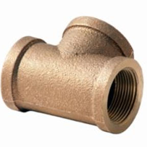 BRASS TEE FNPT 1-1/4"
