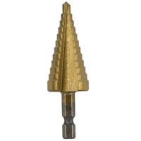 STEP DRILL BIT 3/16"-1/2" (#2)