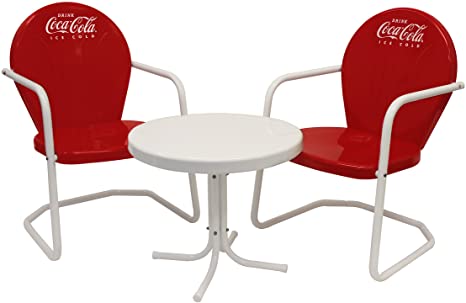 3PC RETRO COCA-COLA BISTRO SET