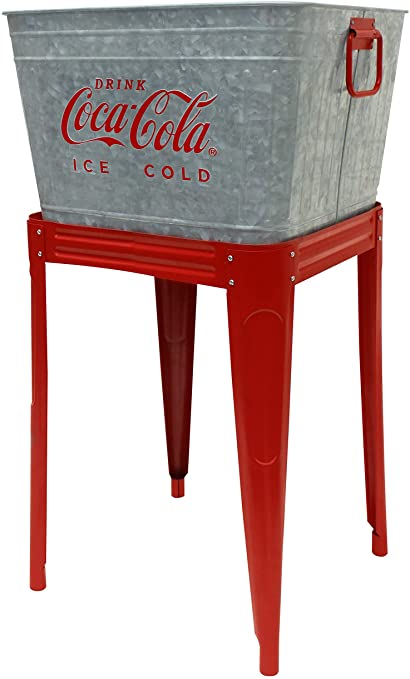 42QT COCA-COLA WASH TUB W STAND