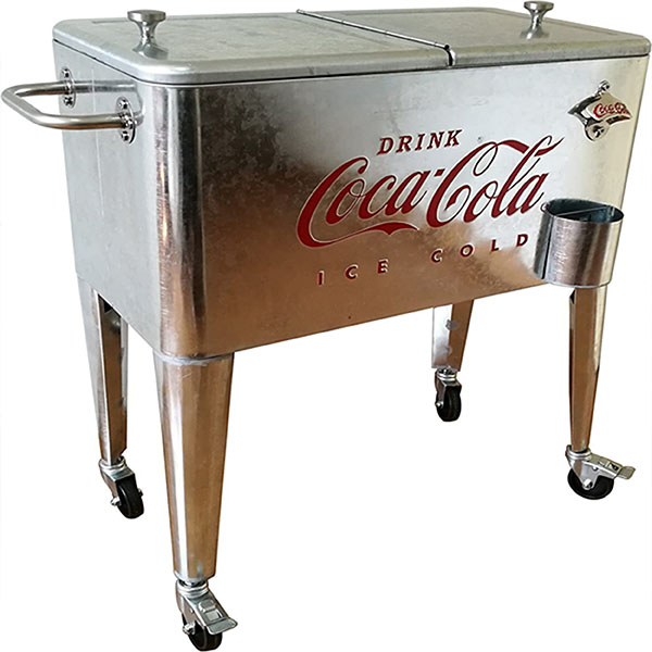 60qt EMBOSSED COKE COOLER