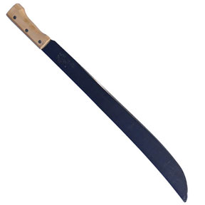 24"COLO-MACHETE WITH WOOD HNDLE