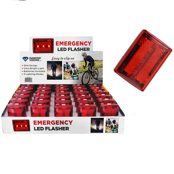 EMERGENCY RED LED FLASHER