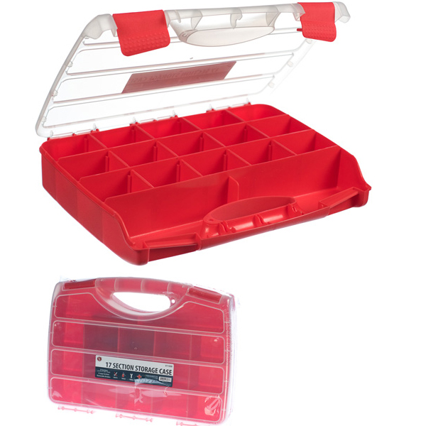 17 SECTION PLASTIC STRG BOX