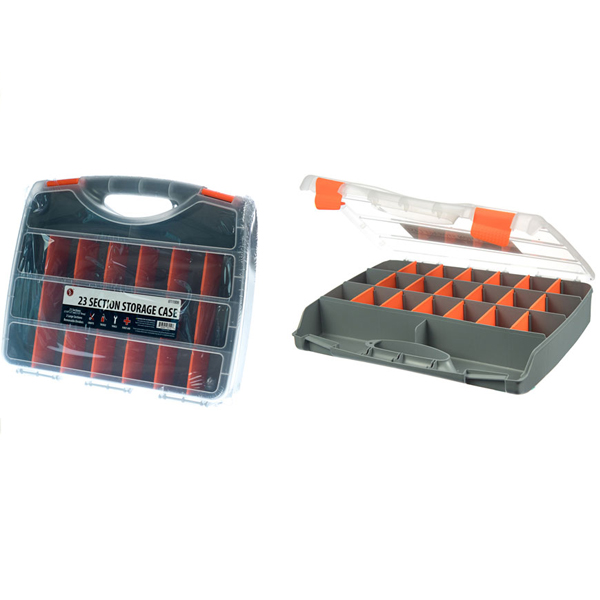 23 SECTION STORAGE BOX 15x12x2.3