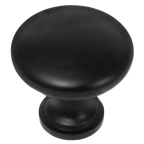 1-3/8 HOLLOW STEEL KNOB-M.BLACK