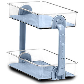 2 LEVEL SPICE ORGANIZER clear