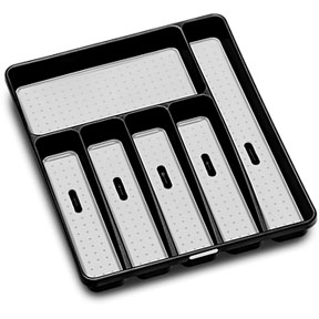 LARGE SILVERWARE TRAY-WHITE