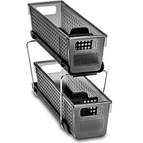 MINI 2 TIER ORGANIZER grey