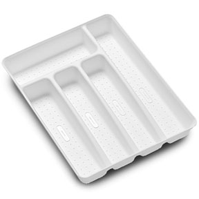 VALUE SMALL SILVRWARE TRAY wht