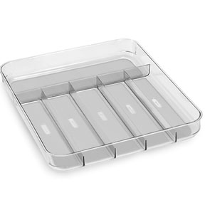 CLEAR BASIC LRG SLIVERWARE-LT