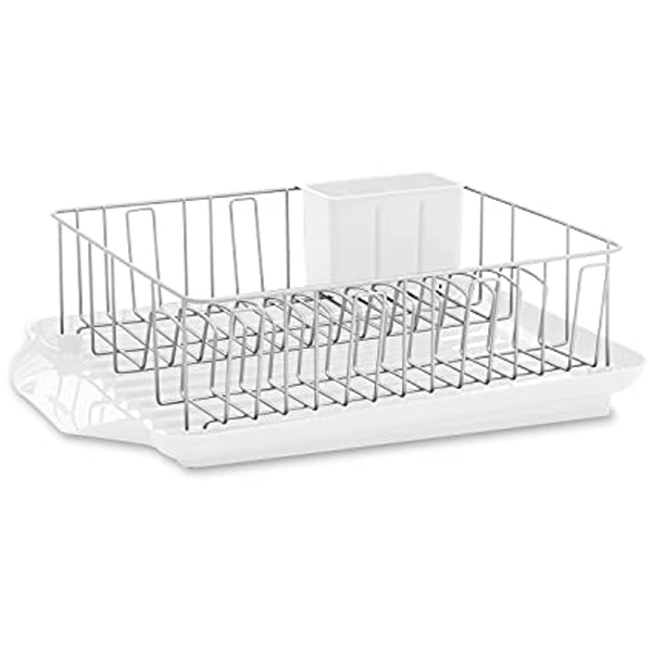 3PC FULL DISH RACK WHITE