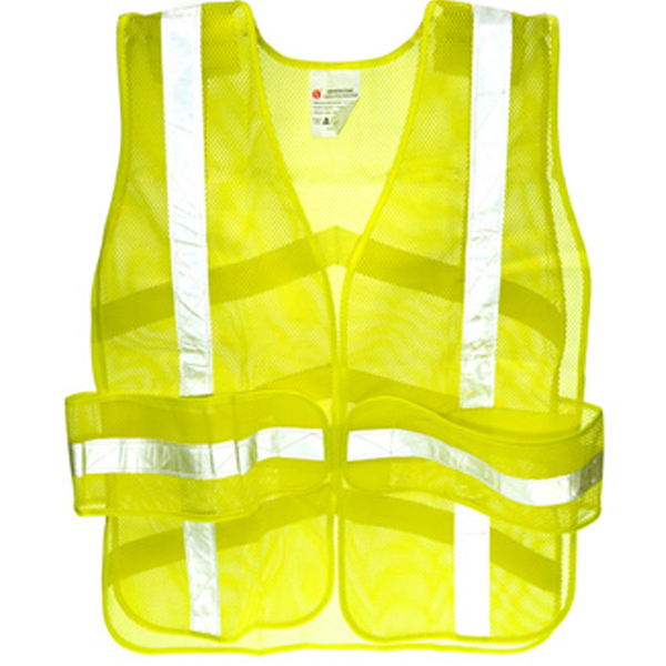 SAFETY VEST RFLCTIVE LIME GREEN