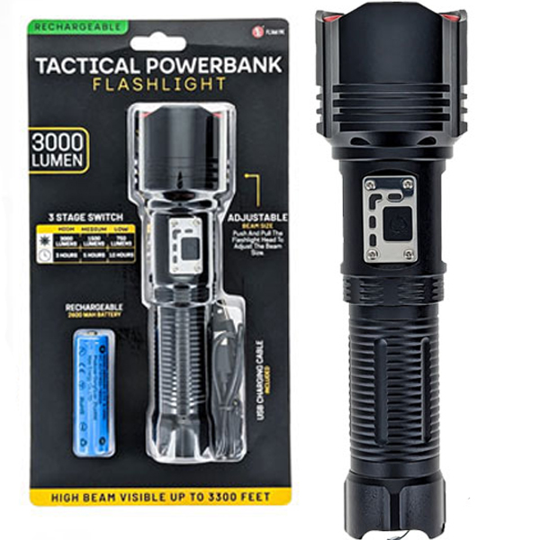 TACTICAL RECHRG FLSLITE ADJ-BEAM