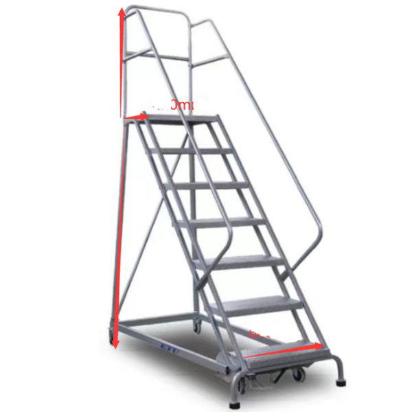 ROLLING MOBILE LADDER 12STEP