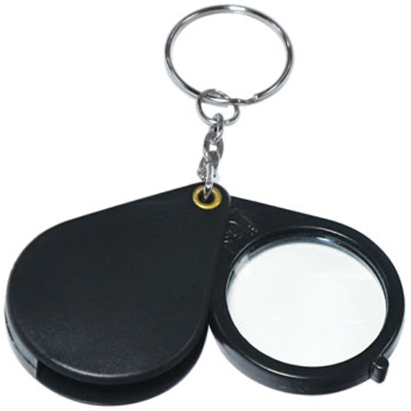 5X FOLDING MAGNIFYING wKEY CHAIN