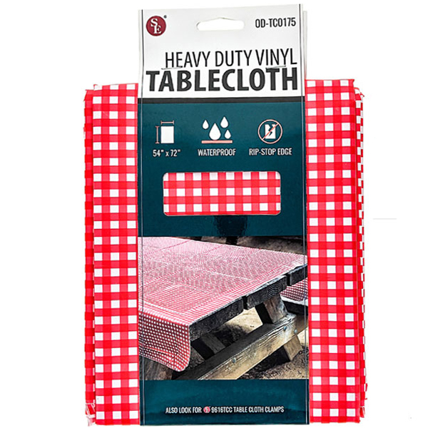 HVT DUTY VINYL TABLE CLOTH