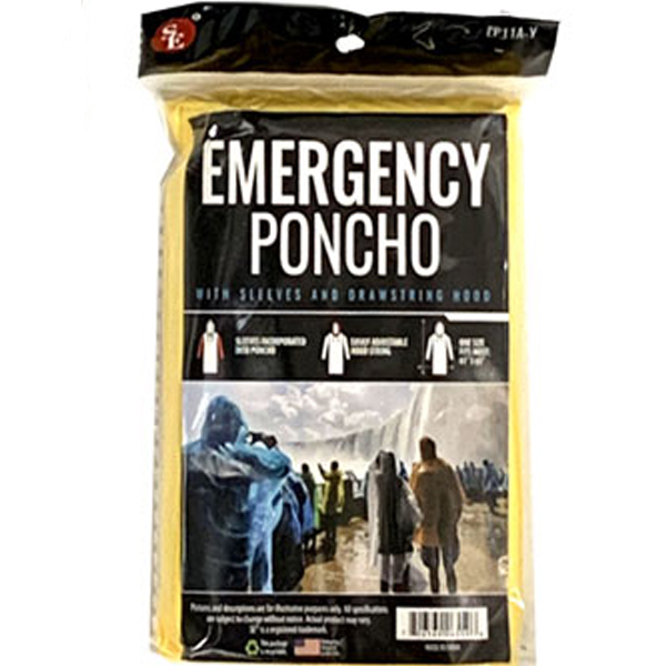 YLW PANCHO wHOOD FULL SLEEVE