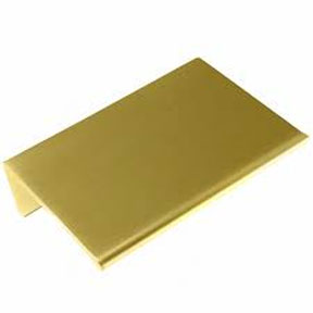 2" EDGE PULL -SATIN BRASS