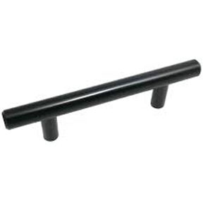 3" STEEL T-BAR PULL-BLACK