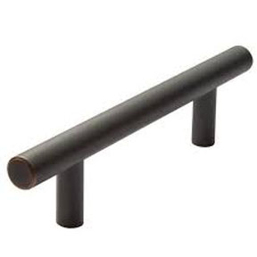 3" STEEL T-BAR PULL-OR BRONZE