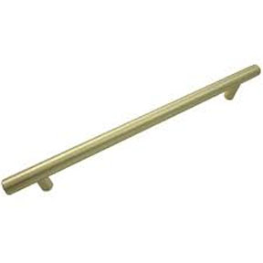 192mm STEEL T-BAR PULL-STN BRASS