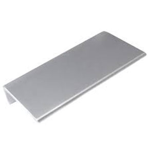 4" EDGE PULL-ANODIZED ALUMINUM