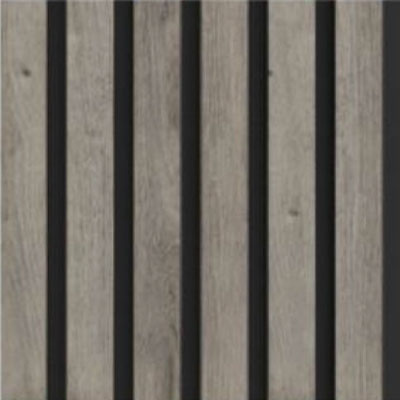 PS 3D WALL PANEL 9.8"x112" GREY