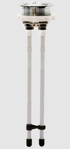 Replcmnt Dual Flush Button GLAZR