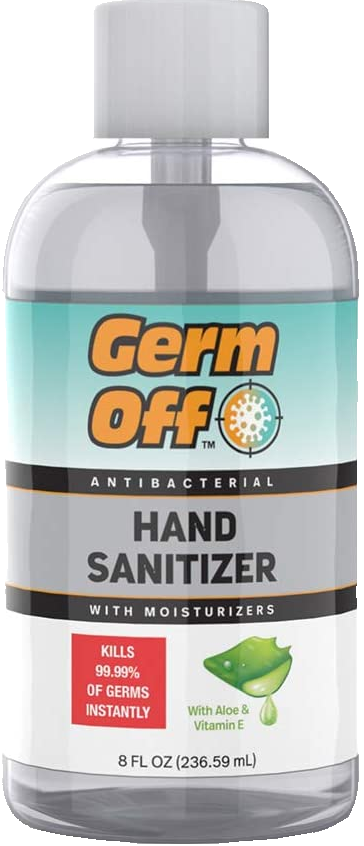 GERM OFF HAND SANITIZER GEL 8 oz