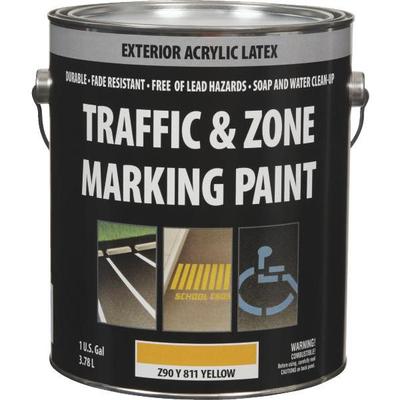 YELLOW LATEX TRAFFIC PAINT gal