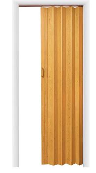 36x80 PVC ACCORDION DOOR OAK