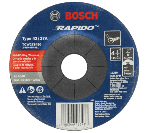 4.5x.040 METAL CUTTING BLADE