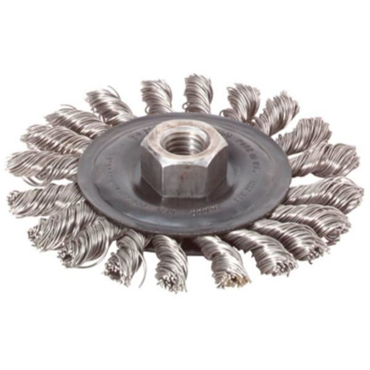 4x5/8 KNOT WIRE CS WHEEL BRUSH